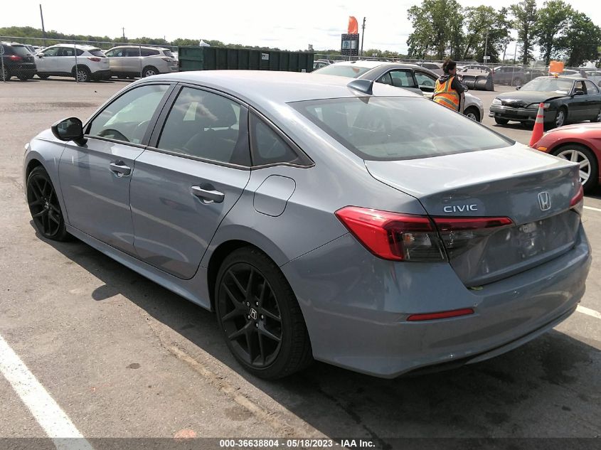 2022 HONDA CIVIC SEDAN SPORT - 2HGFE2F55NH516868