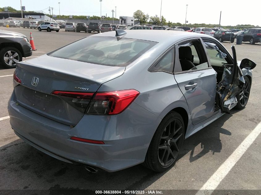 2022 HONDA CIVIC SEDAN SPORT - 2HGFE2F55NH516868