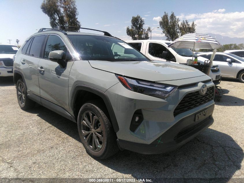 2022 TOYOTA RAV4 HYBRID XLE PREMIUM - 4T3B6RFV6NU102310