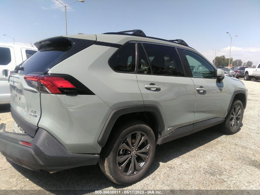 2022 TOYOTA RAV4 HYBRID XLE PREMIUM - 4T3B6RFV6NU102310