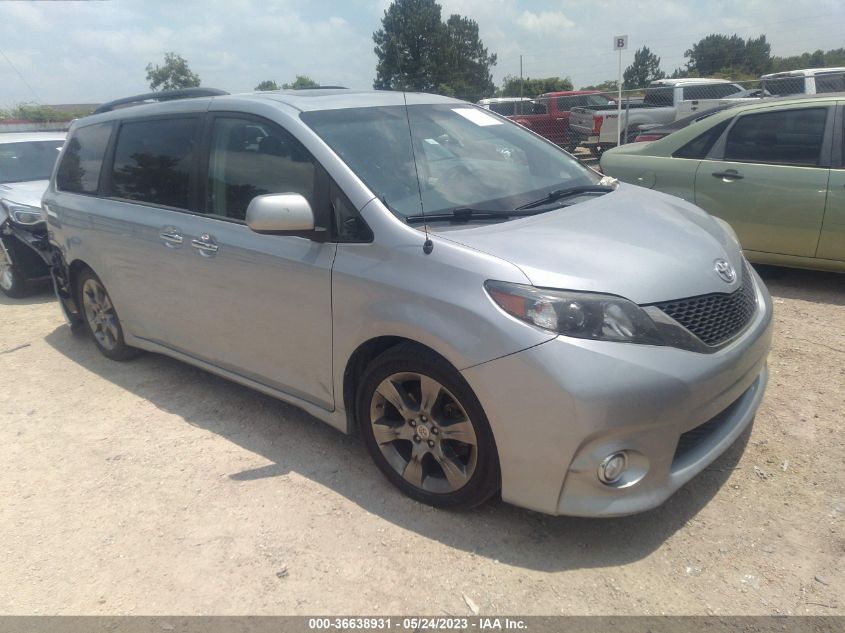 2014 TOYOTA SIENNA SE - 5TDXK3DC7ES497342