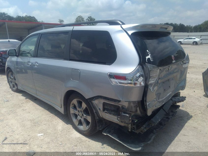 2014 TOYOTA SIENNA SE - 5TDXK3DC7ES497342