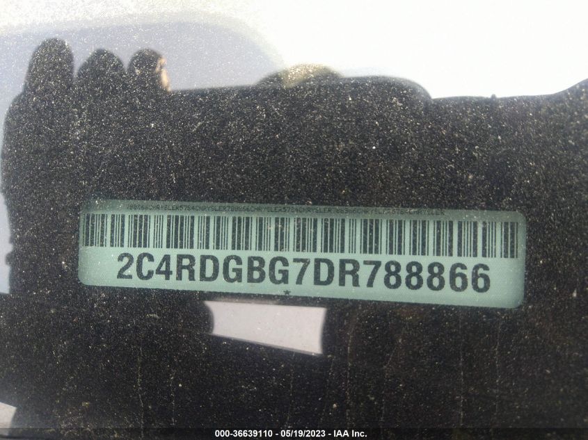2013 DODGE GRAND CARAVAN SE - 2C4RDGBG7DR788866