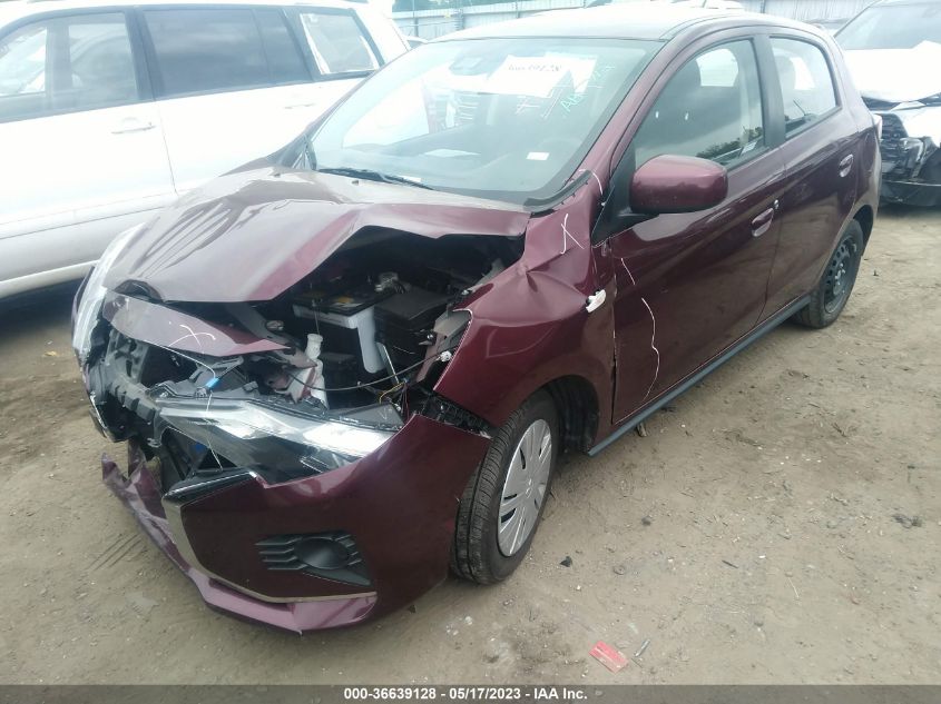 2021 MITSUBISHI MIRAGE ES/LE/CARBONITE EDITION - ML32AUHJ7MH013915