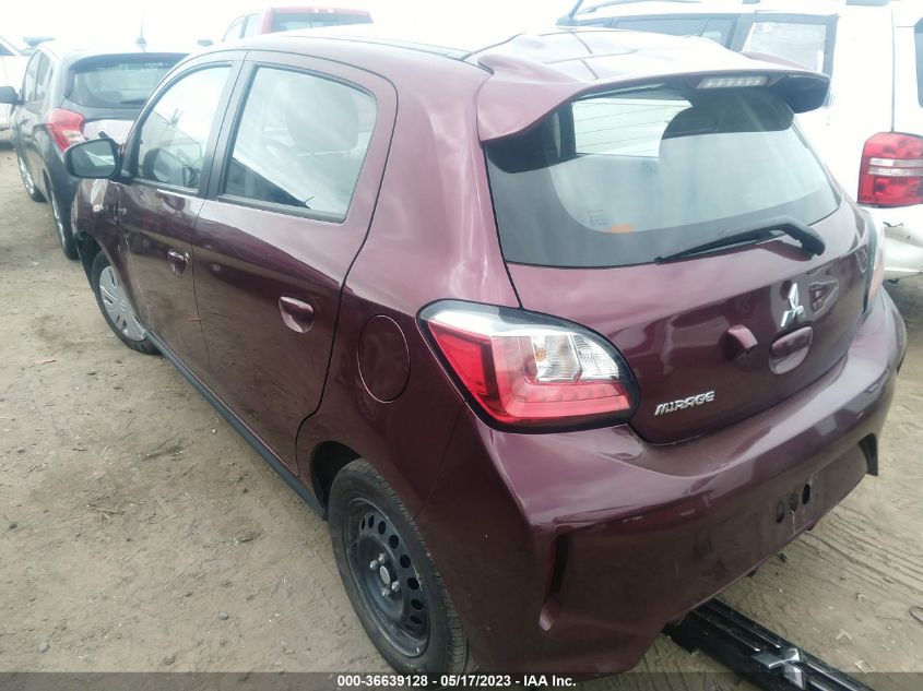 2021 MITSUBISHI MIRAGE ES/LE/CARBONITE EDITION - ML32AUHJ7MH013915