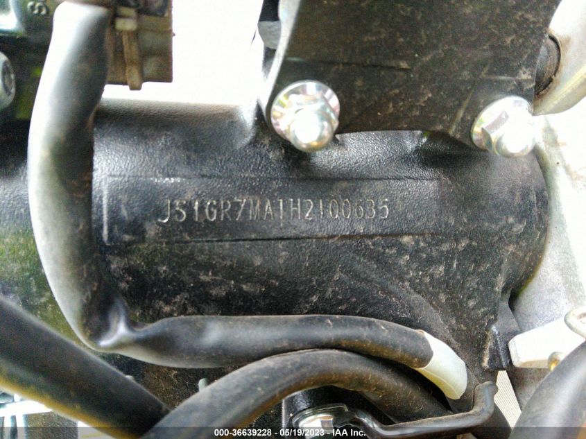 2017 SUZUKI GSX-R750 - JS1GR7MA1H2100635