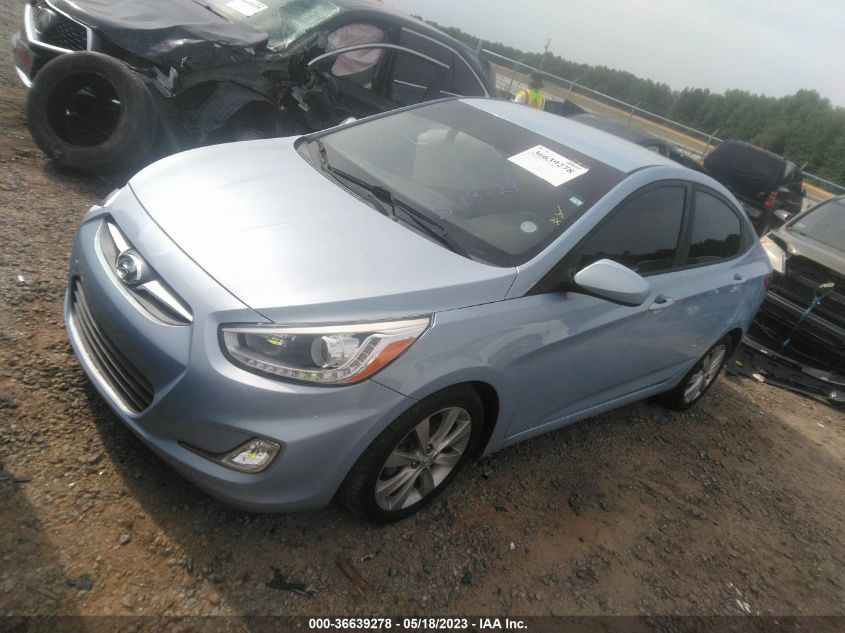 2014 HYUNDAI ACCENT GLS - KMHCU4AE2EU756878