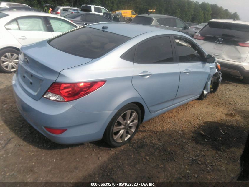 2014 HYUNDAI ACCENT GLS - KMHCU4AE2EU756878