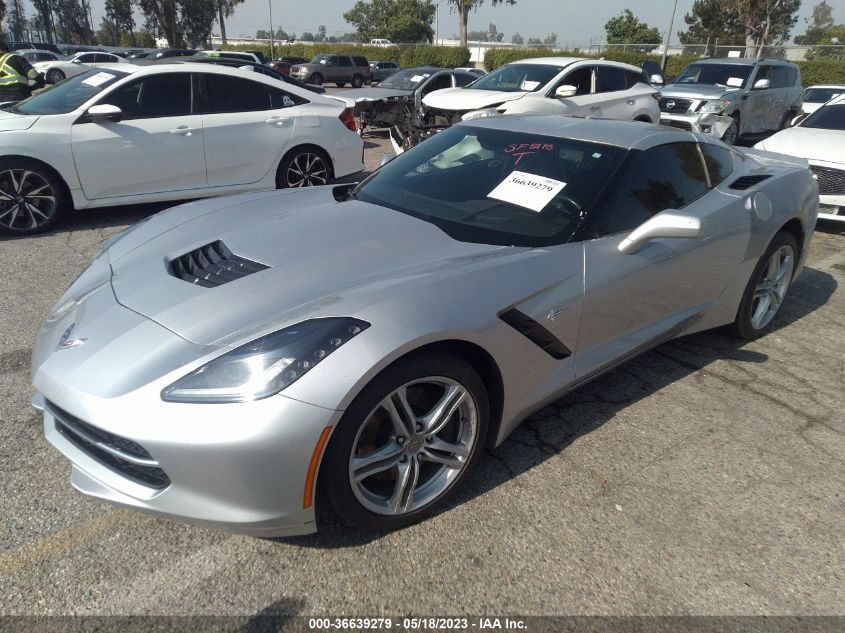 2014 CHEVROLET CORVETTE STINGRAY Z51 - 1G1YM2D78E5117354