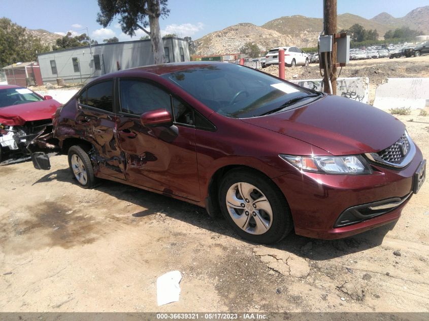 2015 HONDA CIVIC SEDAN LX - 2HGFB2F55FH555664