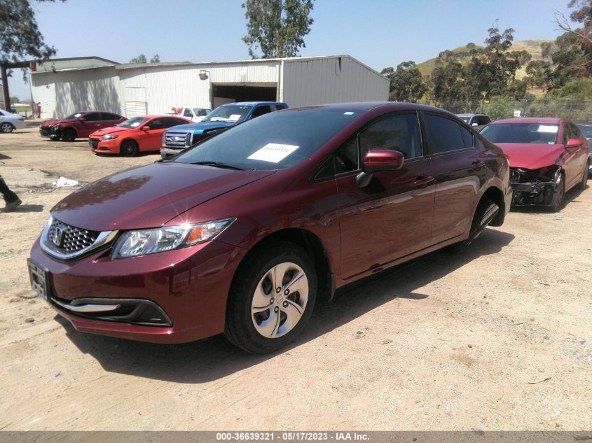 2015 HONDA CIVIC SEDAN LX - 2HGFB2F55FH555664