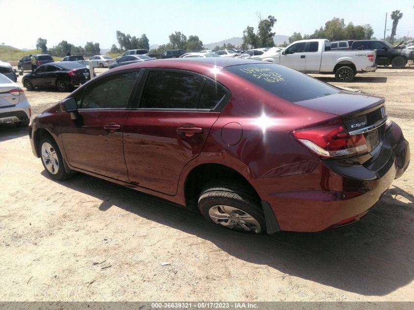 2015 HONDA CIVIC SEDAN LX - 2HGFB2F55FH555664