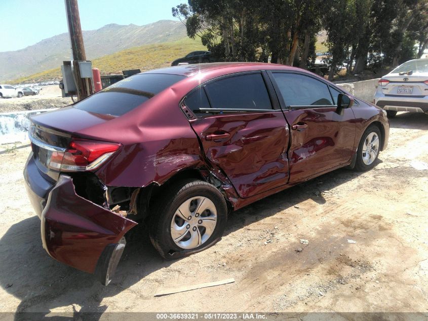 2015 HONDA CIVIC SEDAN LX - 2HGFB2F55FH555664