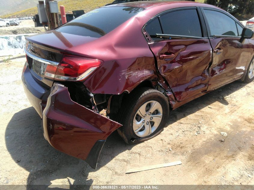 2015 HONDA CIVIC SEDAN LX - 2HGFB2F55FH555664