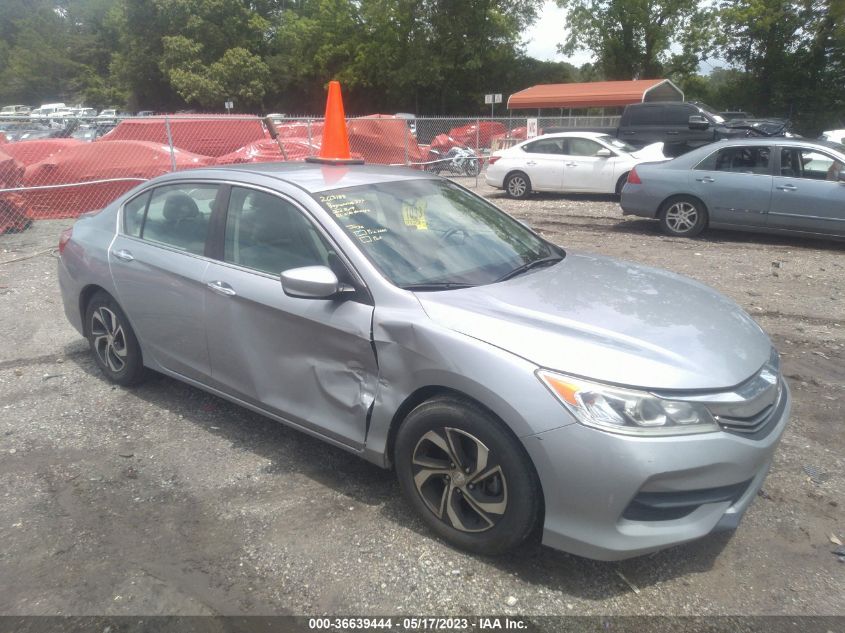 2016 HONDA ACCORD SEDAN LX - 1HGCR2F30GA153726