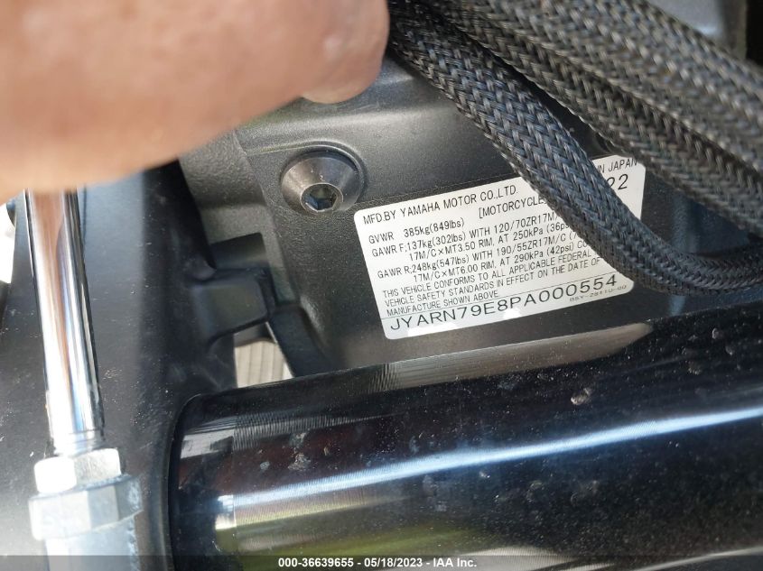 2023 YAMAHA MTN1000 JYARN79E8PA000554
