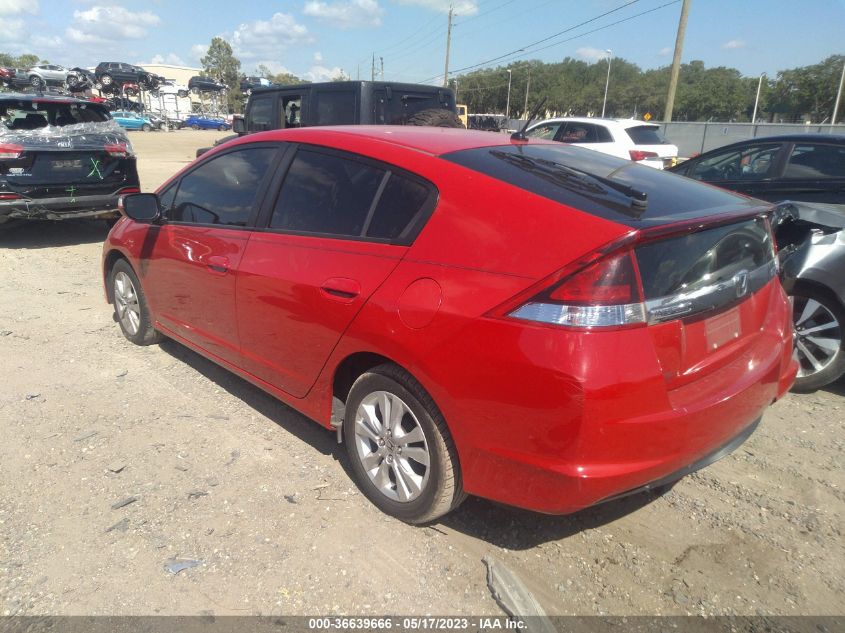 2013 HONDA INSIGHT EX JHMZE2H7XDS003129