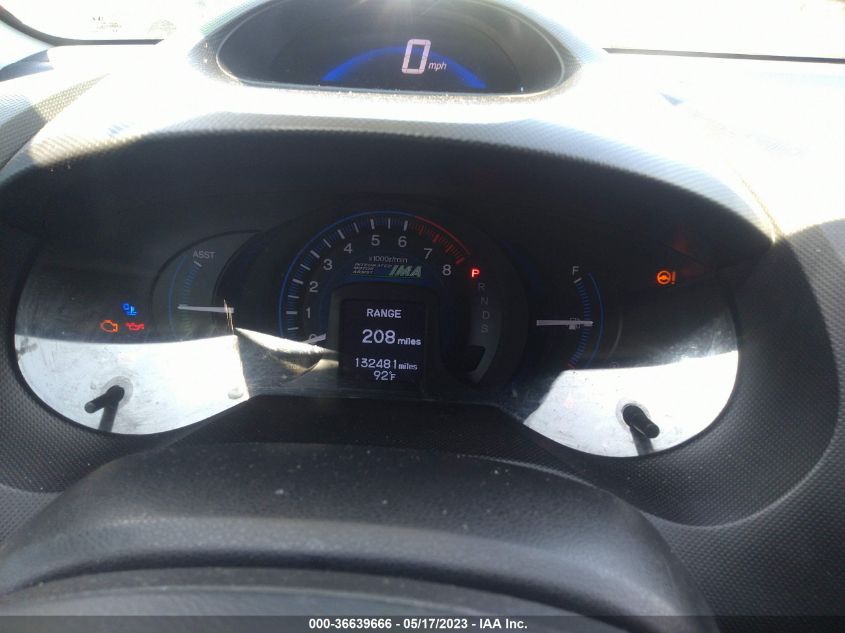 2013 HONDA INSIGHT EX JHMZE2H7XDS003129