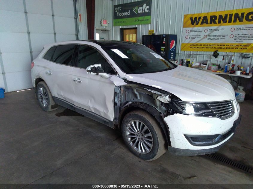 2017 LINCOLN MKX SELECT - 2LMPJ8KR9HBL43437