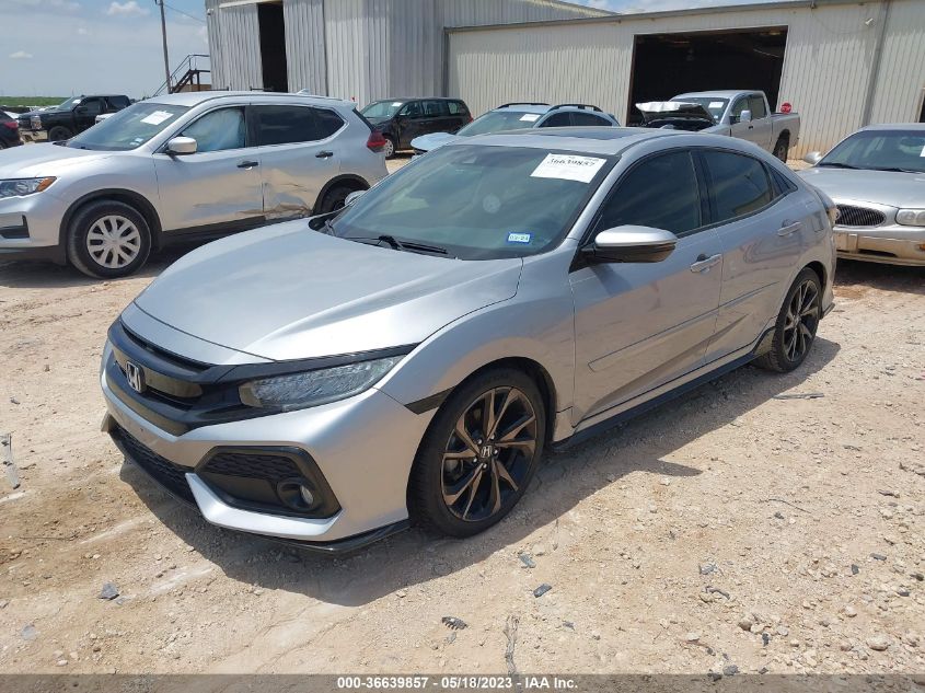 2018 HONDA CIVIC HATCHBACK SPORT TOURING - SHHFK7H9XJU212664