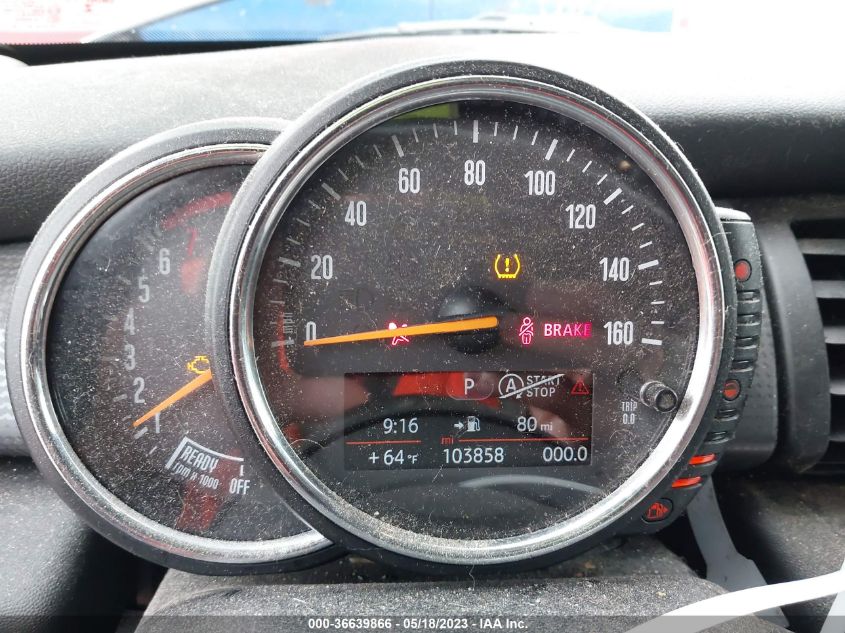2016 MINI COOPER HARDTOP 4 DOOR - WMWXU1C55G2D10658