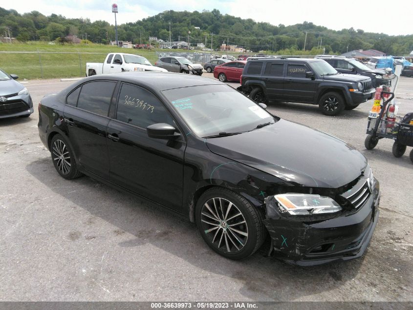 2016 VOLKSWAGEN JETTA SEDAN 1.8T SPORT - 3VWB17AJXGM296560