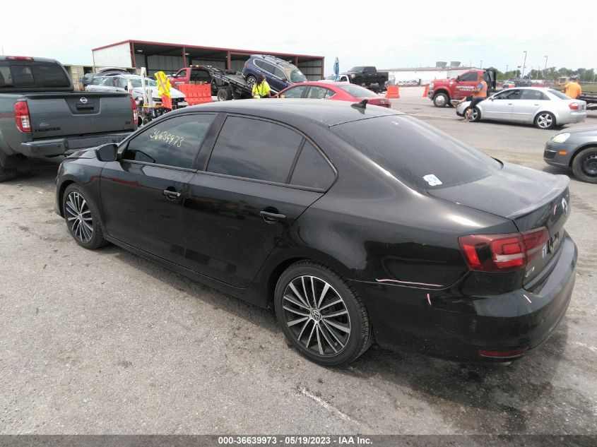 2016 VOLKSWAGEN JETTA SEDAN 1.8T SPORT - 3VWB17AJXGM296560