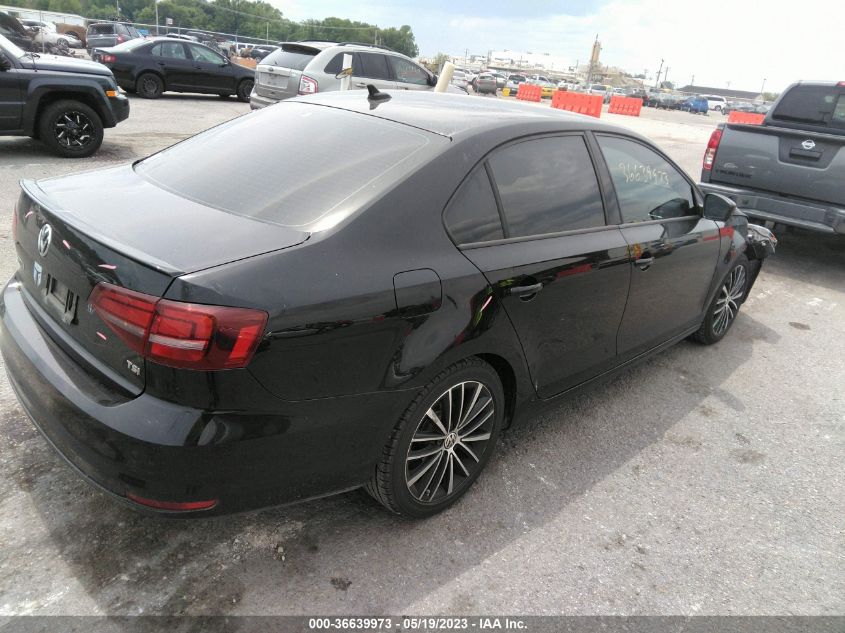 2016 VOLKSWAGEN JETTA SEDAN 1.8T SPORT - 3VWB17AJXGM296560