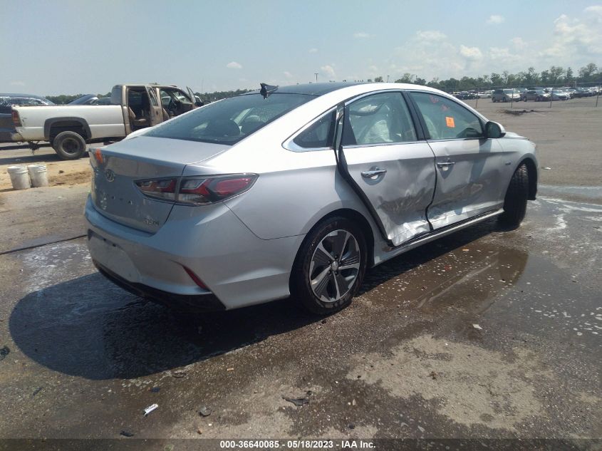 2019 HYUNDAI SONATA HYBRID LIMITED - KMHE34L37KA084983