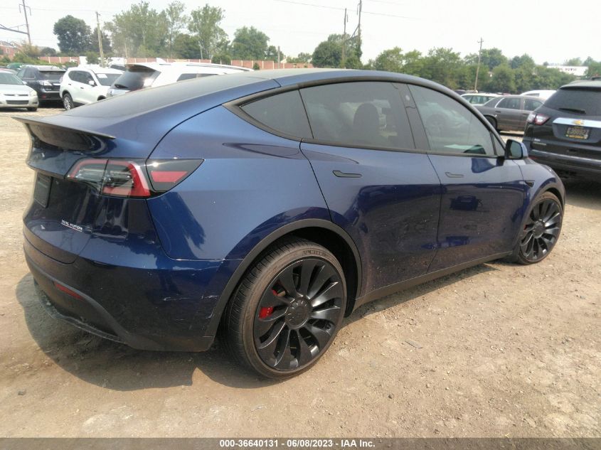 2022 TESLA MODEL Y PERFORMANCE - 7SAYGDEF4NF521124