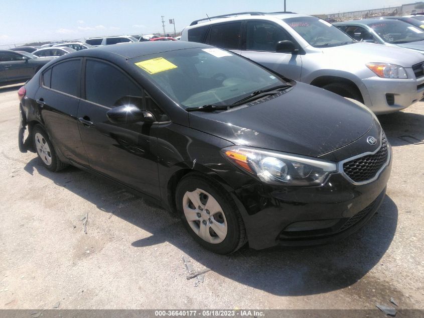 2016 KIA FORTE LX - KNAFK4A6XG5613154