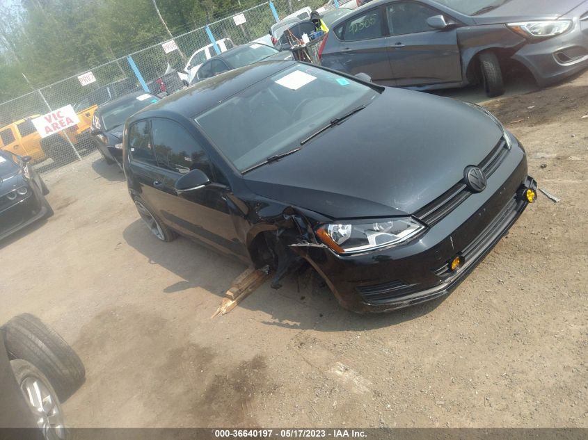 2015 VOLKSWAGEN GOLF TSI S - 3VW817AU1FM098839