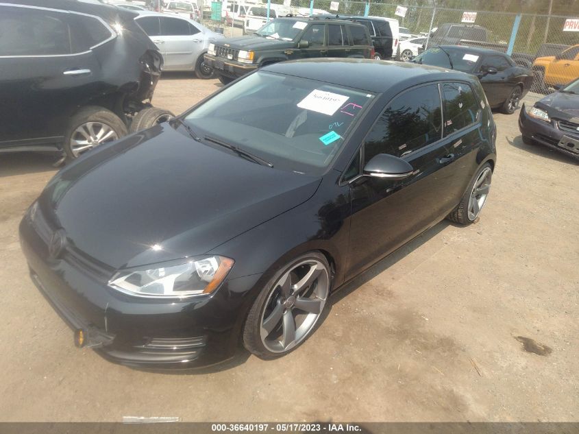 2015 VOLKSWAGEN GOLF TSI S - 3VW817AU1FM098839