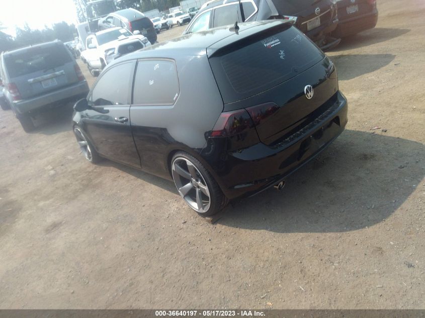 2015 VOLKSWAGEN GOLF TSI S - 3VW817AU1FM098839