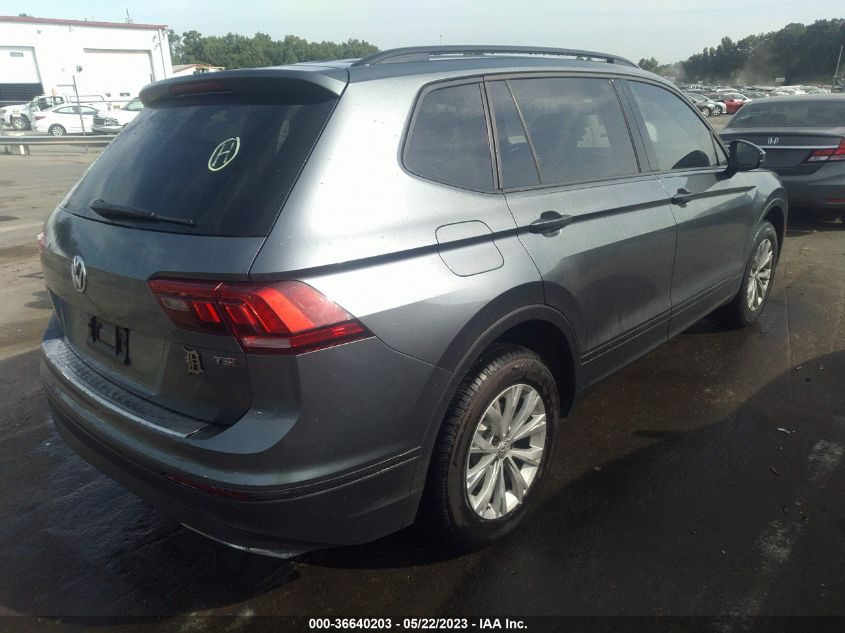 2018 VOLKSWAGEN TIGUAN S - 3VV1B7AX0JM090141