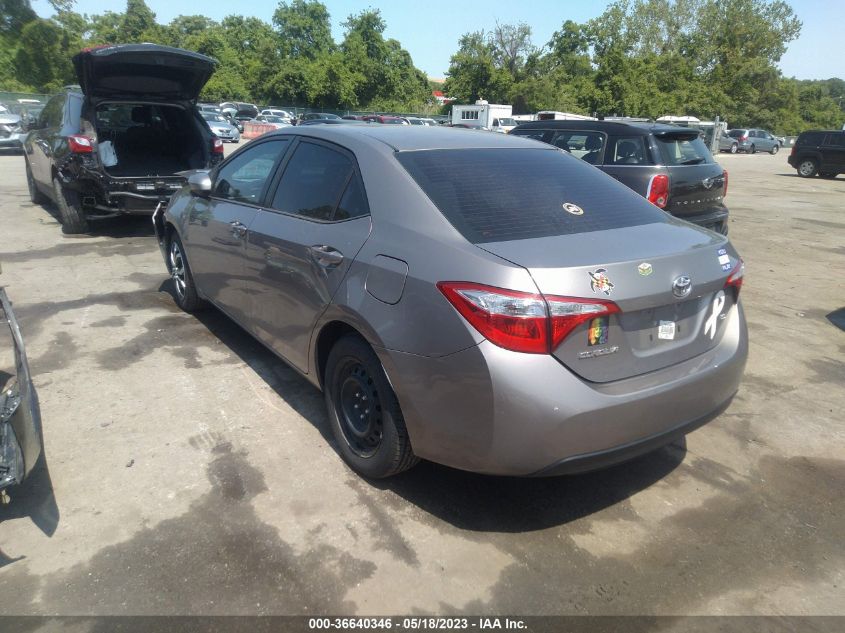 2015 TOYOTA COROLLA L/LE/S/S PLUS/LE PLUS - 2T1BURHE4FC376829