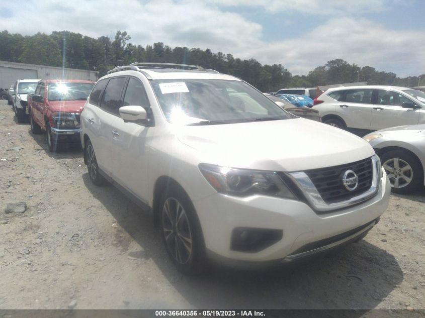 2017 NISSAN PATHFINDER PLATINUM - 5N1DR2MN9HC681063
