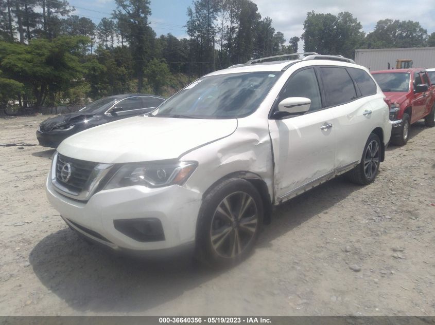 2017 NISSAN PATHFINDER PLATINUM - 5N1DR2MN9HC681063