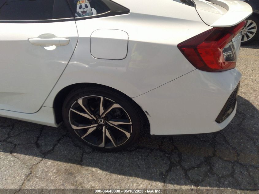 2018 HONDA CIVIC SI SEDAN 2HGFC1E58JH700262