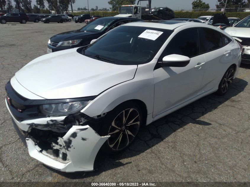 2018 HONDA CIVIC SI SEDAN 2HGFC1E58JH700262