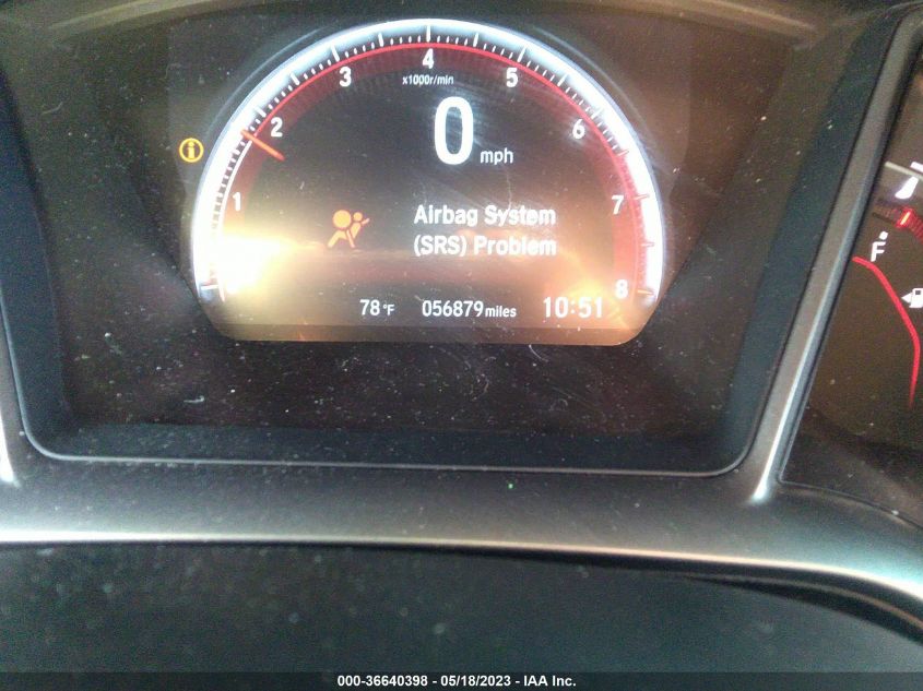 2018 HONDA CIVIC SI SEDAN 2HGFC1E58JH700262