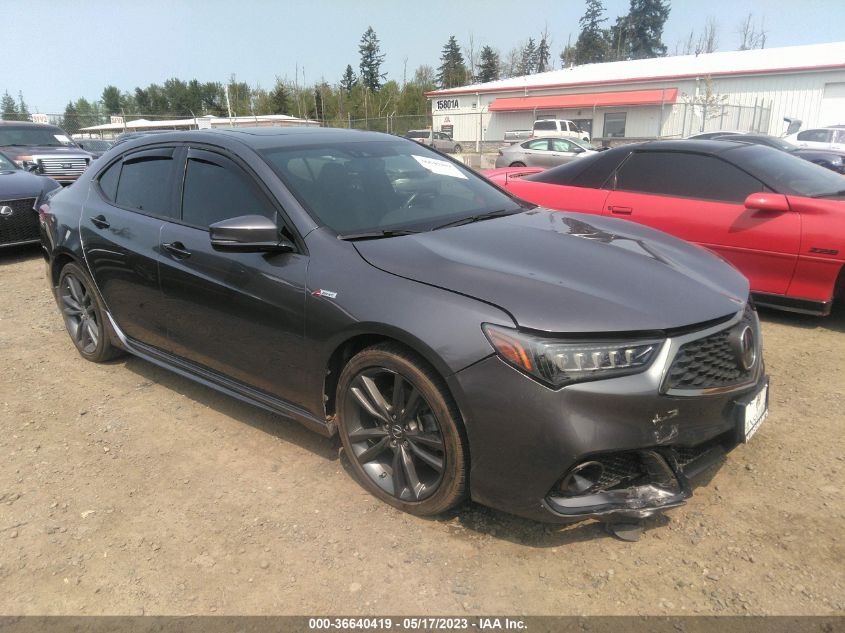 2018 ACURA TLX W/A-SPEC PKG RED LEATHER - 19UUB3F64JA005577