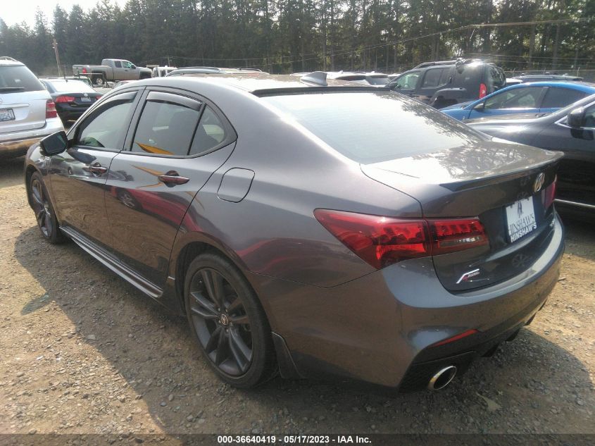 2018 ACURA TLX W/A-SPEC PKG RED LEATHER - 19UUB3F64JA005577