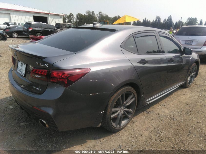 2018 ACURA TLX W/A-SPEC PKG RED LEATHER - 19UUB3F64JA005577