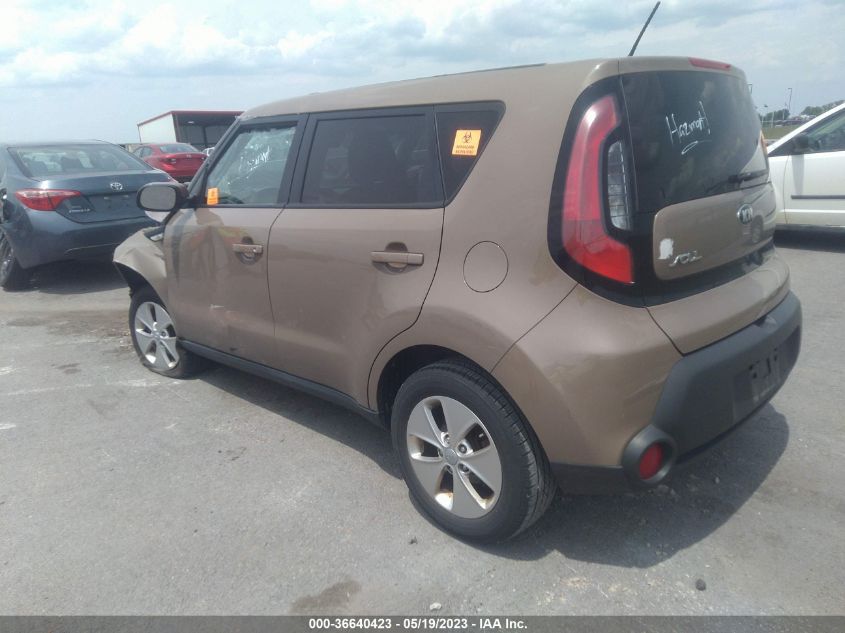 2014 KIA SOUL BASE - KNDJN2A23E7029587