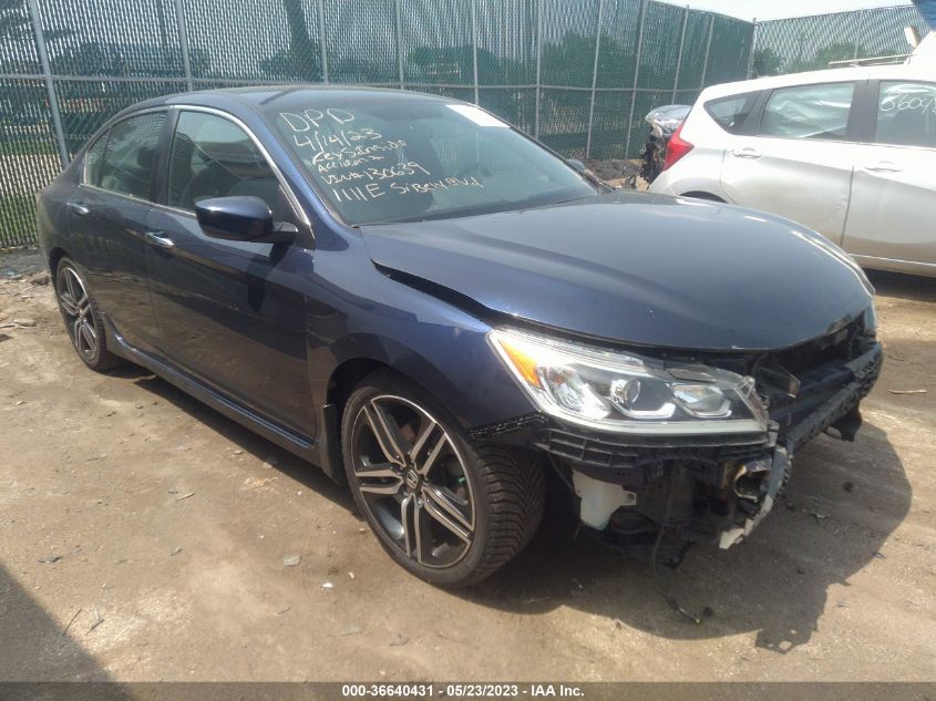 2016 HONDA ACCORD SEDAN SPORT - 1HGCR2F59GA130639