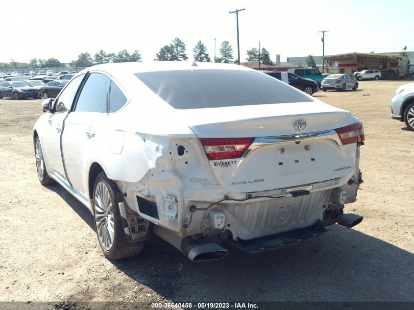 2016 TOYOTA AVALON LIMITED - 4T1BK1EB0GU242210