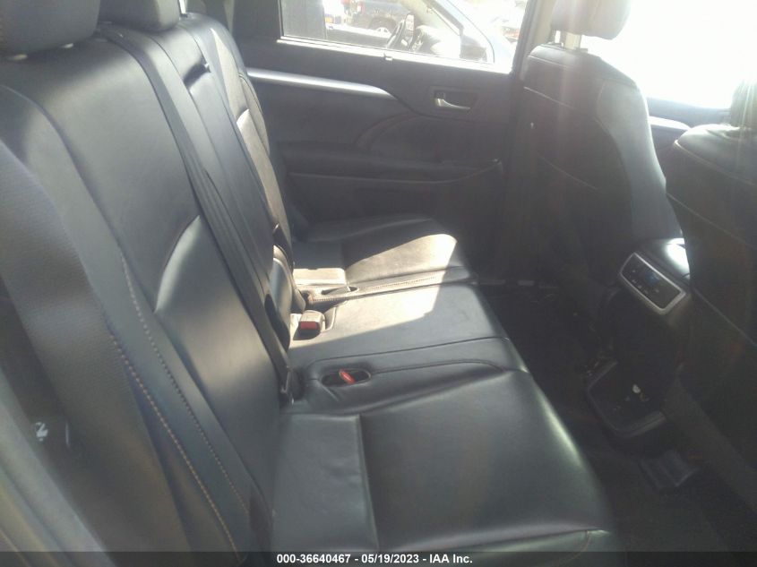 2015 TOYOTA HIGHLANDER XLE - 5TDJKRFH3FS198059