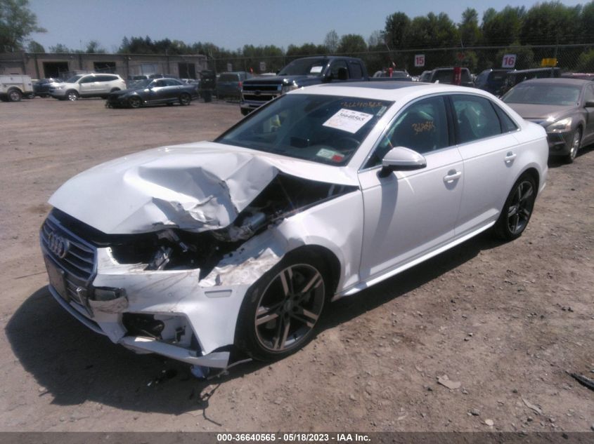 2018 AUDI A4 PREMIUM PLUS - WAUENAF47JN016060