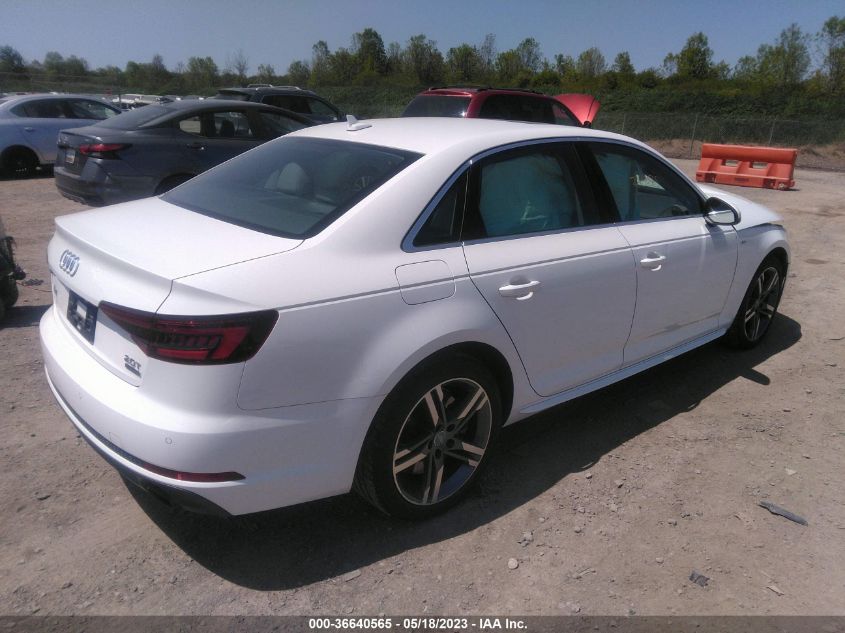 2018 AUDI A4 PREMIUM PLUS - WAUENAF47JN016060